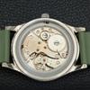 REFURBISHED SWISS VINTAGE HAND-WINDING MENS GREEN COLOR DIAL WATCH A500034-2 R151a-a500034