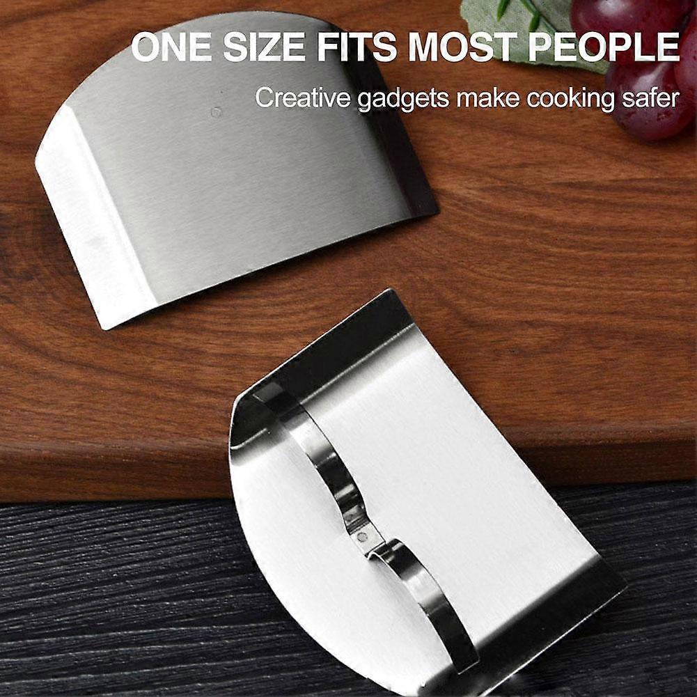 Stainless Steel Finger Guard Vegetable Cutting Hand Guard Finger Protector Household Vegetable Cutter Finger Guard