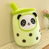 24cm Kawaii Boba Frucht Bubble Tea Cartoon Panda Plüschtier Stofftiere Niedliches Essen Milchtee Weiche Spielzeuge Zimmerdeko Kissen Geschenke