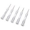 5PCS Small Screwdriver Assortment Point Tip Metal Handle Screwdriver Set for Electronic Repair