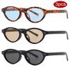 Fashion Small Oval Style Rivet Sunglasses Women Brand Design Multi Color Sun Glasses Outdoor Shades Female UV400 Oculos De Sol