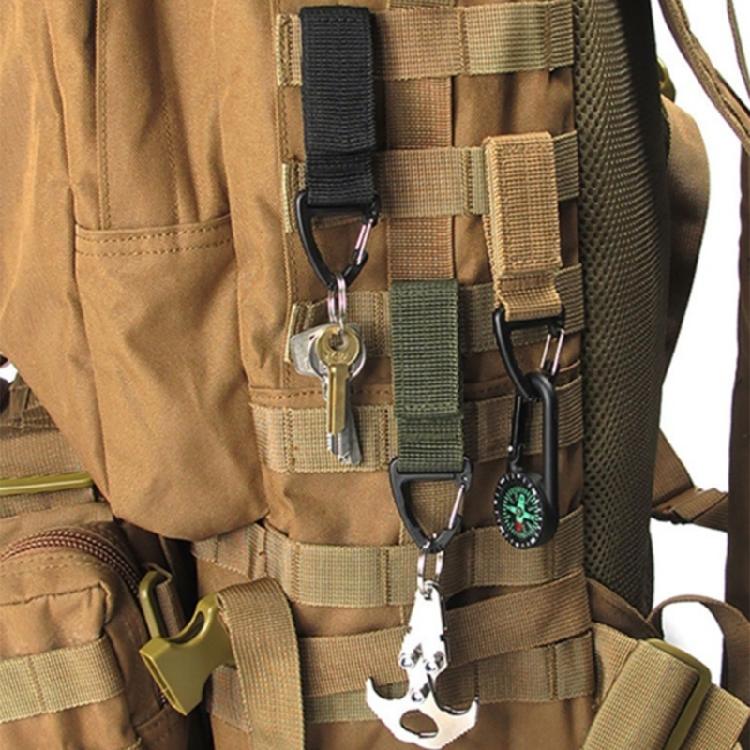 Tactic Belt Key Keyring Keychains Belt Clip Webbing Hangings Buckle Keychains