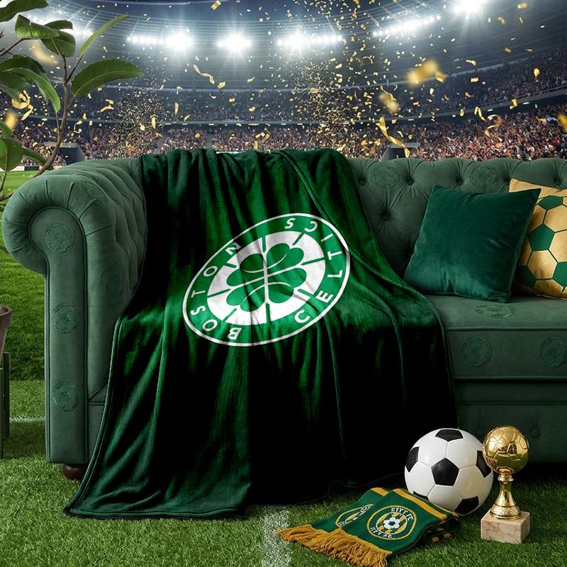 Boston Sports Icons Blanket Lightweight Flannel Bedding Blanket Perfect for Travel, Camping, Living Rooms, Offices, Sofas, Fan Christmas gift