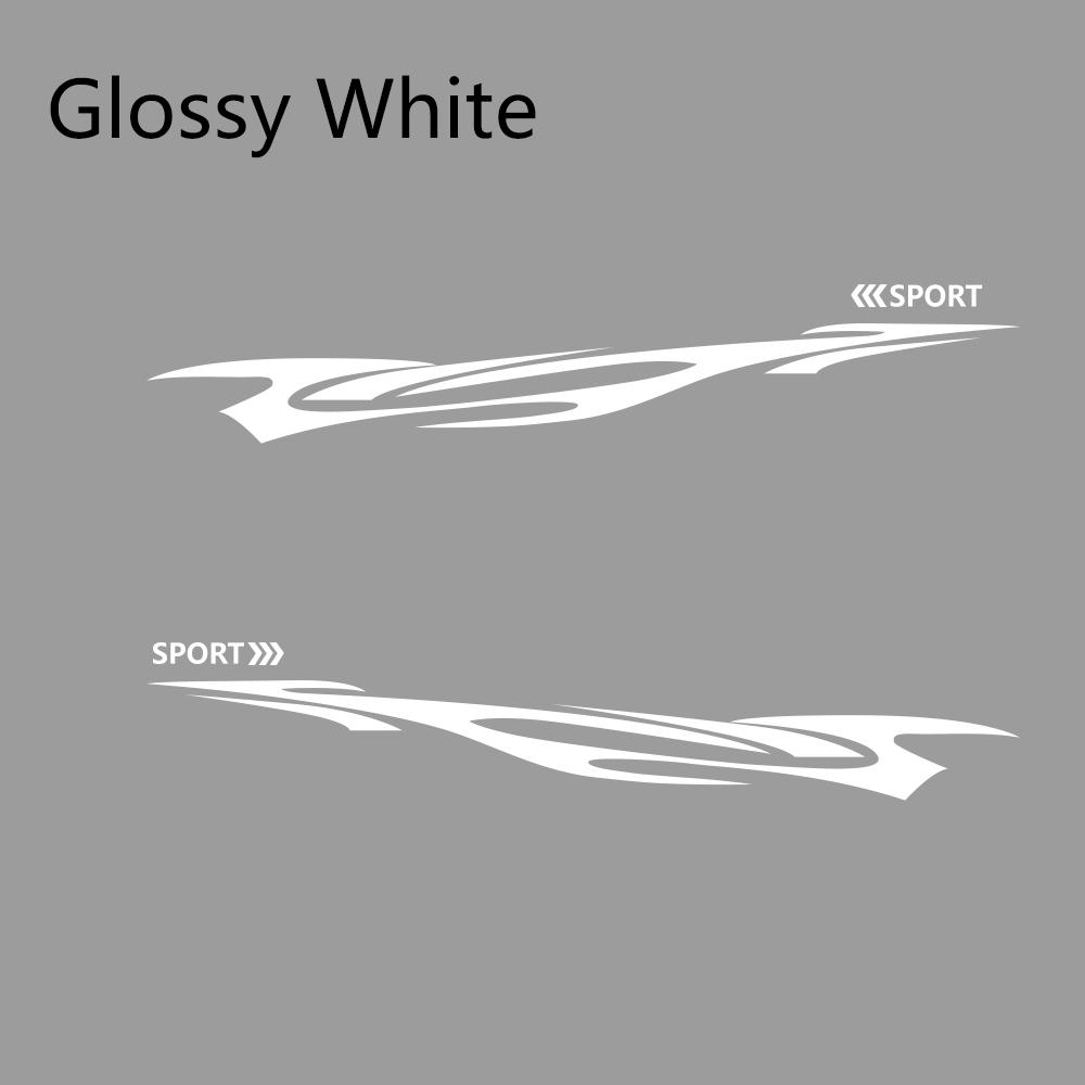 2pcs Car Long Side Sticker All SUV Vinyl For Qashqai Prado CRV Sportage Range Rover Tucson BMW Duster CX-5 Tuning