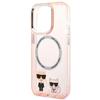 Etui do iPhone 14 Pro Max Karl Lagerfeld MagSafe Różowe