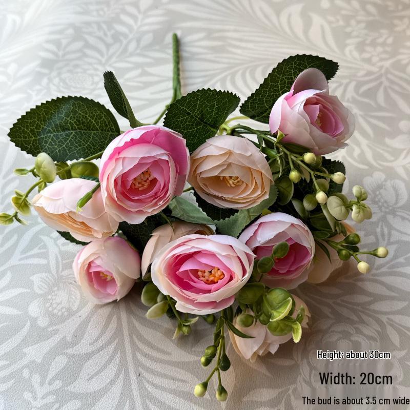 Artificial Wedding Bouquet: Rose & Chrysanthemum Ornament