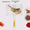 Stainless Steel BBQ Fish Grill Net
