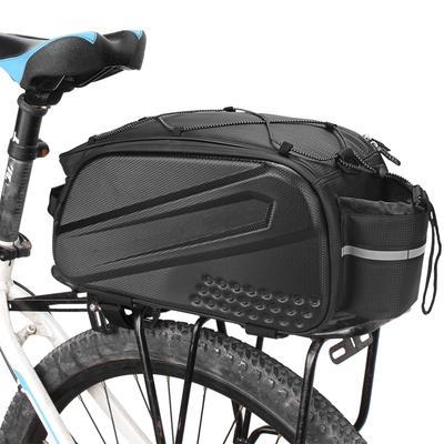 10L Multifunctional Bicycle Rear Seat Bag Waterproof Cycling Bike Rack Trunk Cargo Bag