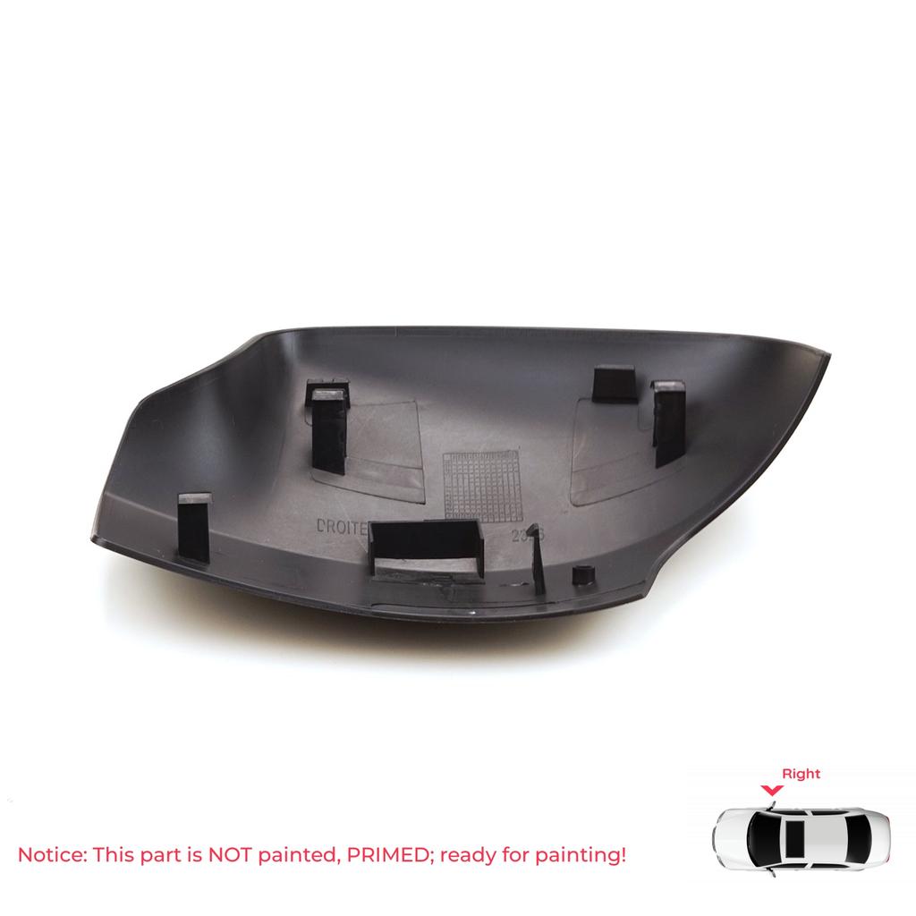 ESC Autoteile ESP1102-2 Seitenrückspiegelschale fürs Auto, Schädelkappe, Abdeckung rechts 963741273R für Renault Symbol 3