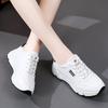 Fashion Women Water Proof Solid Comfort Sneakers Breathable Sports Shoes Outdoor Walking Flats Spring Casual Soft Leather Shoes 2025