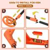 Outdoors Metal Detectors for Kids Ages 5 12 Lightweight ABS Construction LCD Visual Feedback Adjustable 27.5 37.8Inch Poles
