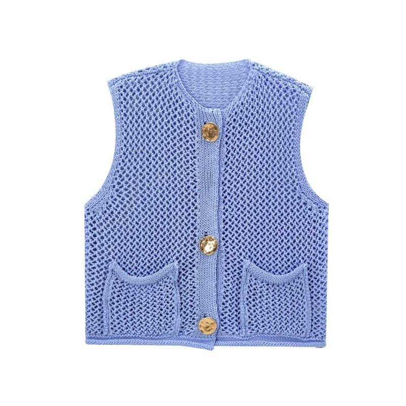 Za Autumn New Women's Clothing Fashion Style Fashion Pure Color Thick Needle Loose Casual Knitting Tops 5802112