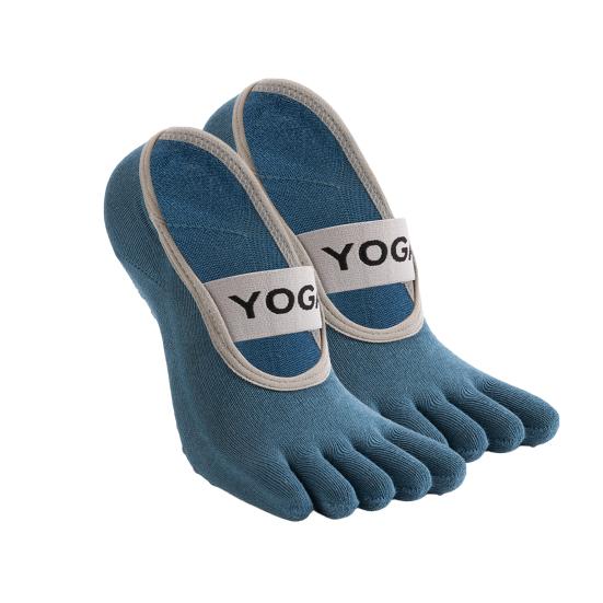 Toe Socks for Men And Women Non-slip Yoga Socks with Grips 5 Toe Athletic Running Socks for Pilates Barre Ballet Fitness