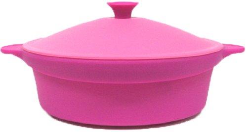 

Silicone Steamer Round 24cm Magenta Pink