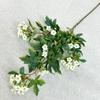 Winter Flower Artificial Pot Kalanchoe Wedding Hotel Restaurant Desktop Ornament