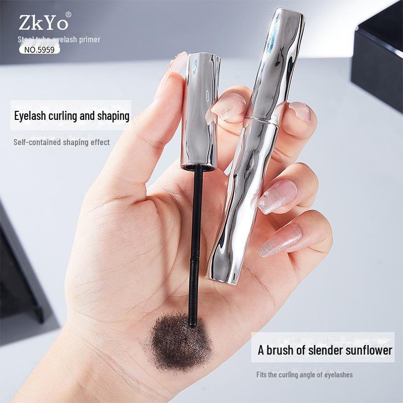 ZkYo Waterproof Eyelash Primer & Mascara – Lasting Curl, Sweat-Proof, Smudge-Free Tube