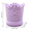Candy Color Cute Bow Pencil Holder Heart Stationery Container Kawaii Carved Pen Case  Student
