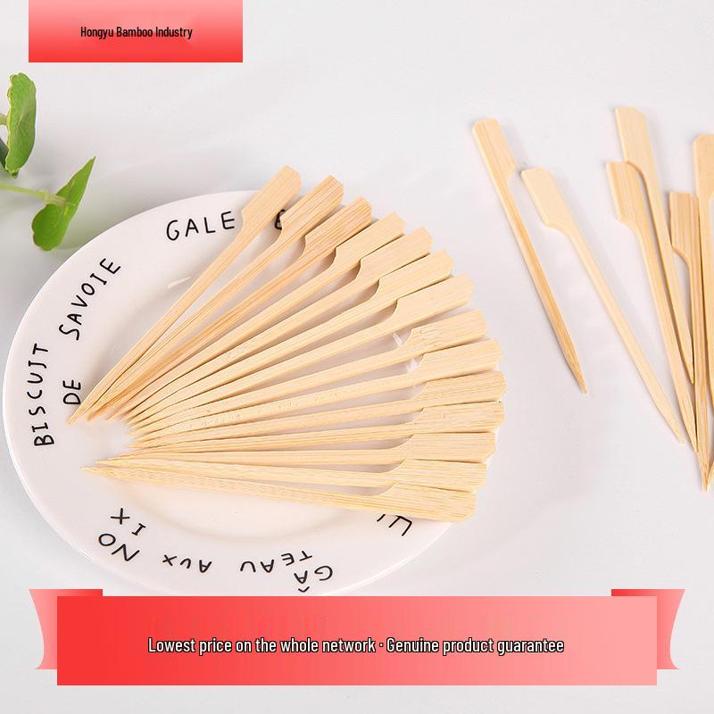 Influencer Mini Bamboo Skewers for Oden, Fruit, Malatang, & Tanghulu Length 9CM