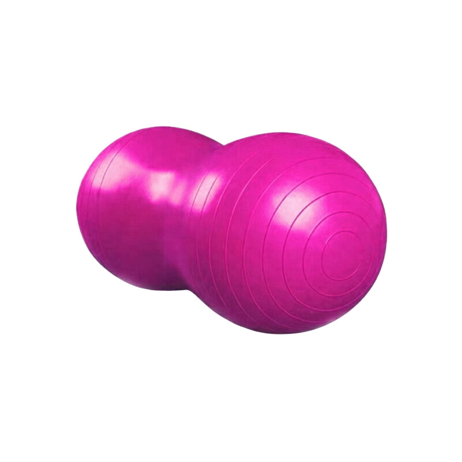 

Anti-Burst 45x90cm Thickened One-Piece PVC Peanut Exercise Ball for Fitness Yoga Training Large Inflatable Capsule Ball One Size