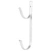 2Pcs Pool Pole Hook Heavy Duty Aluminum Alloy Screw Mount Skimmers Leaf Rakes Nets Pool Supplies Hanger Outdoor Garden Accessories