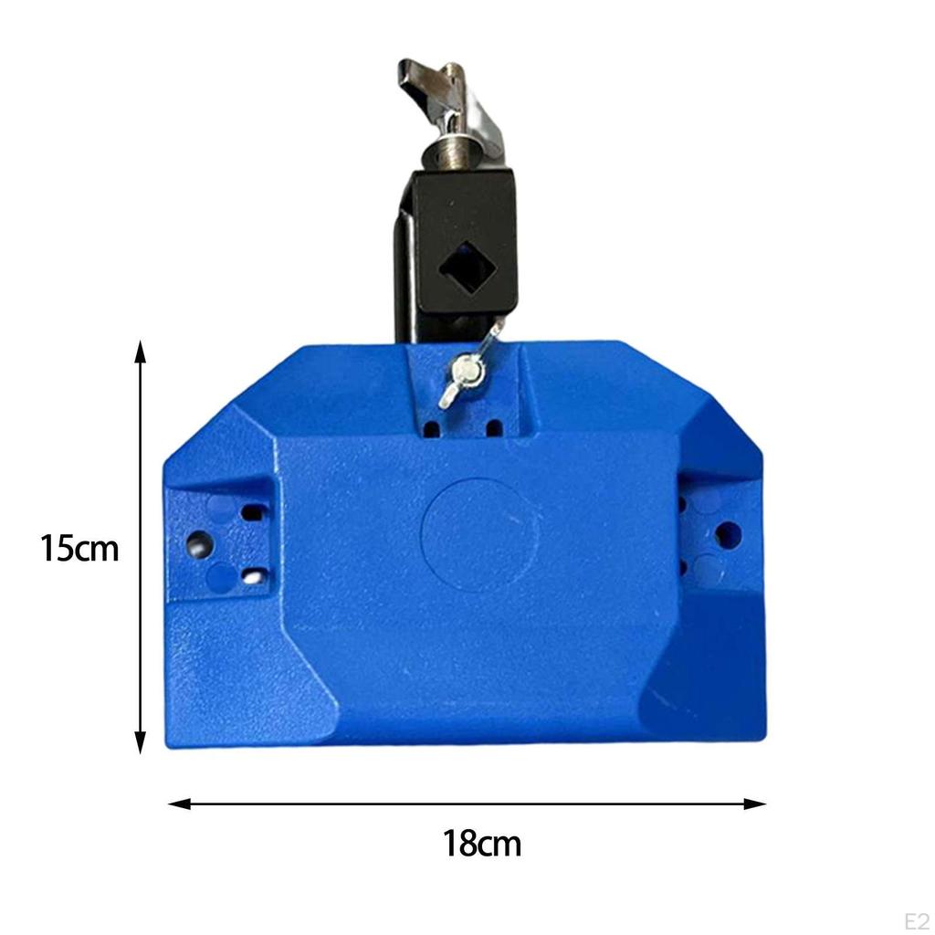 High and Low Sound Block,Adjustable Mount Bracket Noisemaker,Musical Percussion Block,Latin Drum