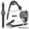 Swatch X Omega Compatible Rubber Strap with Type D-buckle, Double-line (black/black Line)