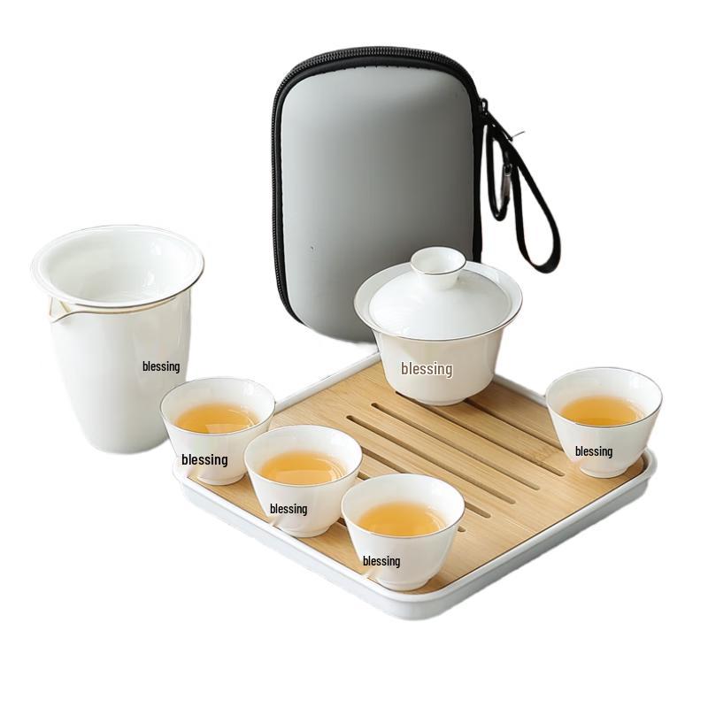 Woding Portable Ceramic Travel Tea Set