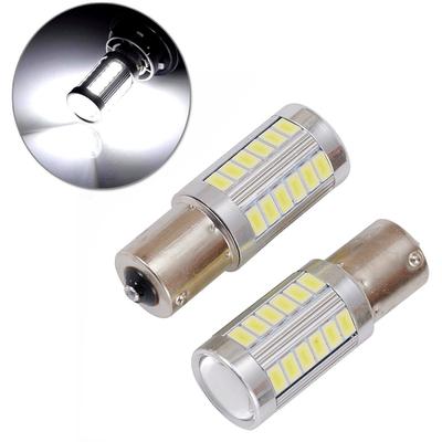 LED Reversing Light Car Accessories Auto 2Pcs White Aluminum 5630 33SMD