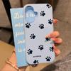 For Apple Ripple Plush with Chain for Apple High-end Feel for Apple 12 Little Black Cat for Apple Mobile Phone Protective Case All-inclusive