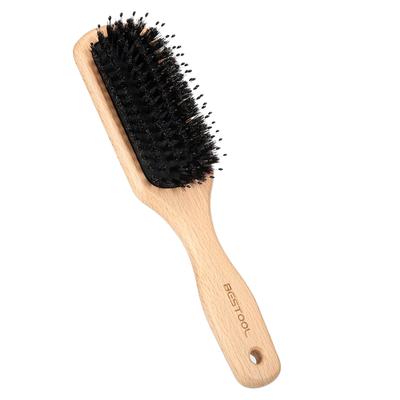 BESTOOL Hair Pig Bristle Wooden Paddle Hair Premium Scalp Shiny Improves Hair Quality Brush, Comb, Comb, Brush, Men's, Women's, Children's, Care,