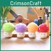 Adorable Cute Mushroom Plush Toy Keychain Soft Cartoon Backpack Charm Decoration