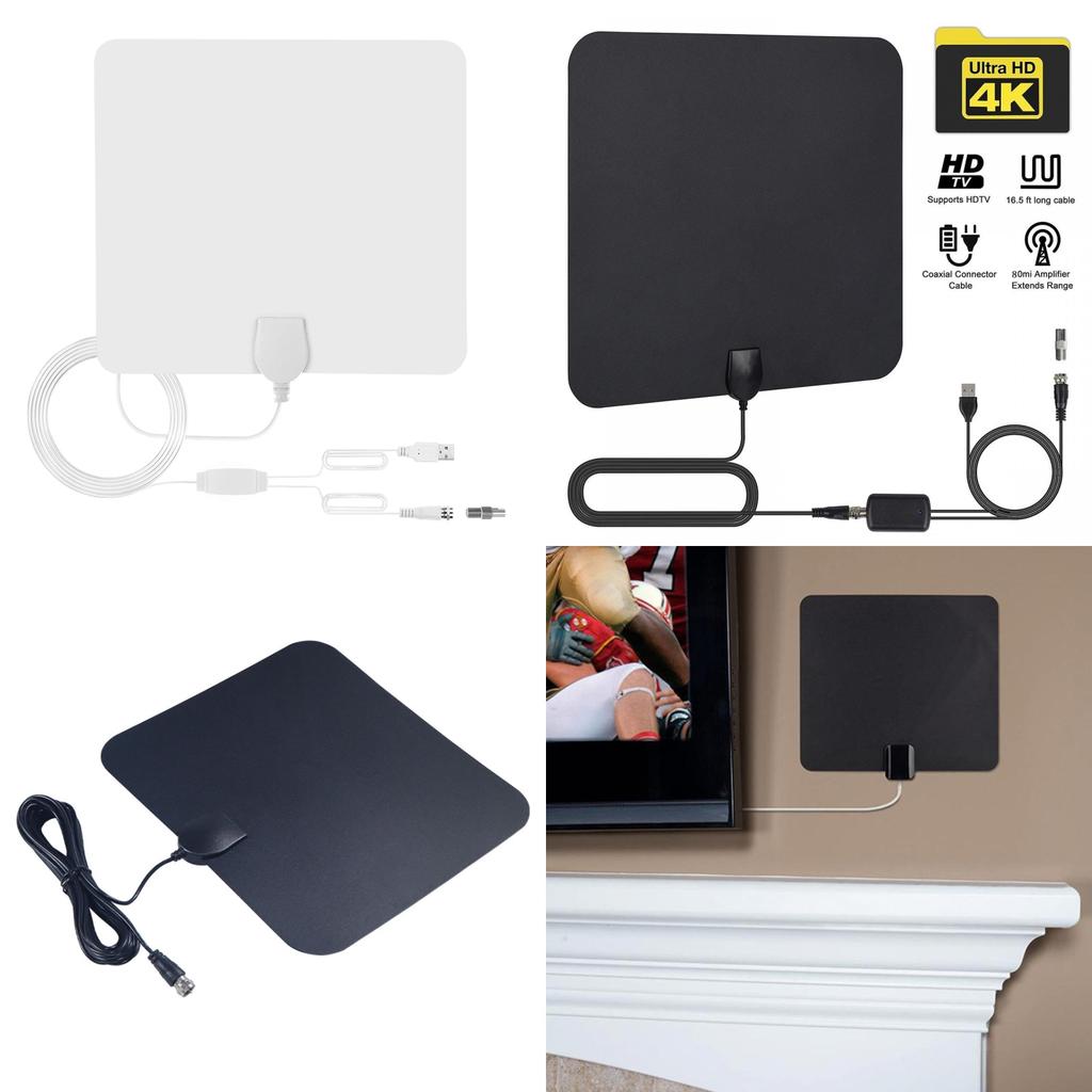 Indoor Hdtv Antenna With 30dbi Gain For Home Theater Setup And Digital Tv Reception