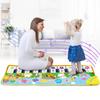Keyboard Music Mat Playmat Educational Musical Carpet Multifunctional Children Piano Carpet Baby Crawling Mat for Kids Toddlers