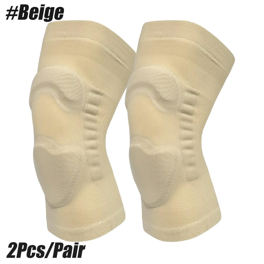 

Наколенники для женщин и мужчин от боли в колене, компрессионный рукав для колена с наколенниками, поддержка колена для облегчения боли в суставах M бежевый