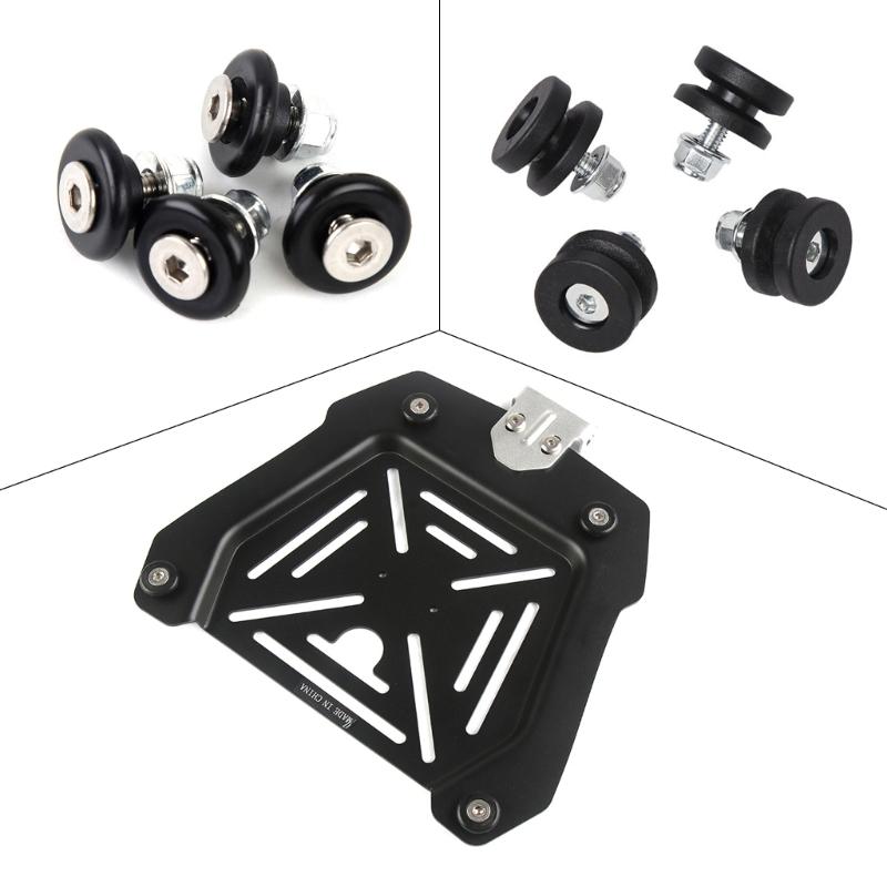 4 Pack Wear-resistant Plastics Cushion for Motorcycles Rear Luggage Case T/I Shaped Easy Installation Motorcycles Parts