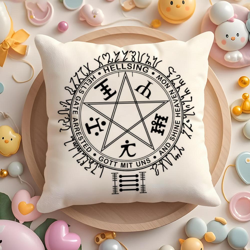 Anime C-Castlevania Cushion Cover Home & Car Multi-Scene Pillow Cover - Reversible, Soft & Durable for Daily Use