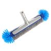 Aluminum Handle Swimming Pool Brush Head With Corner Cleaning Brush Semi-Spherical Bristles Pool Tile Scrubber Brush
