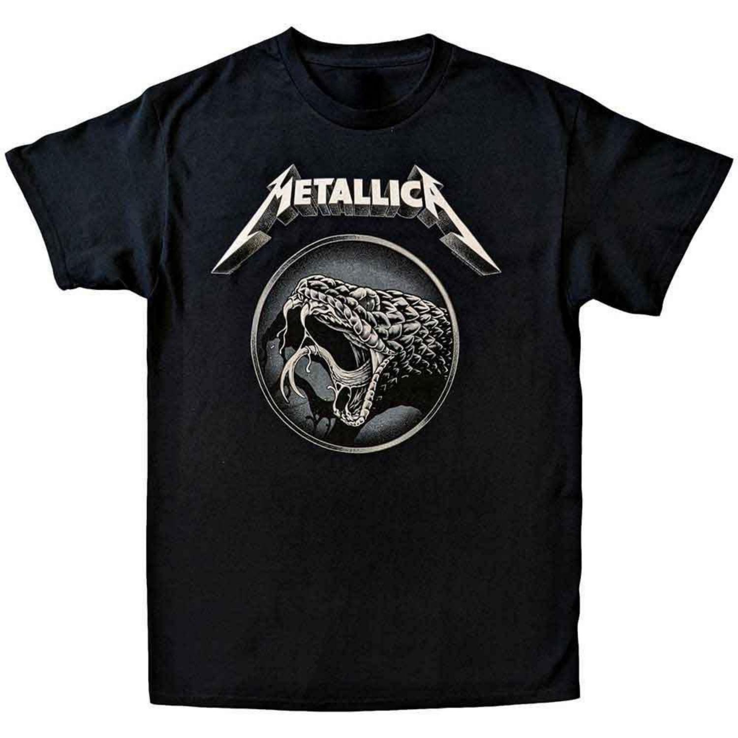 

Metallica Black Album Постер Группа Графический Принт Лето, Осень, Зима Мужская и Женская Футболка с Коротким Рукавом Повседневная Свободная S чёрный