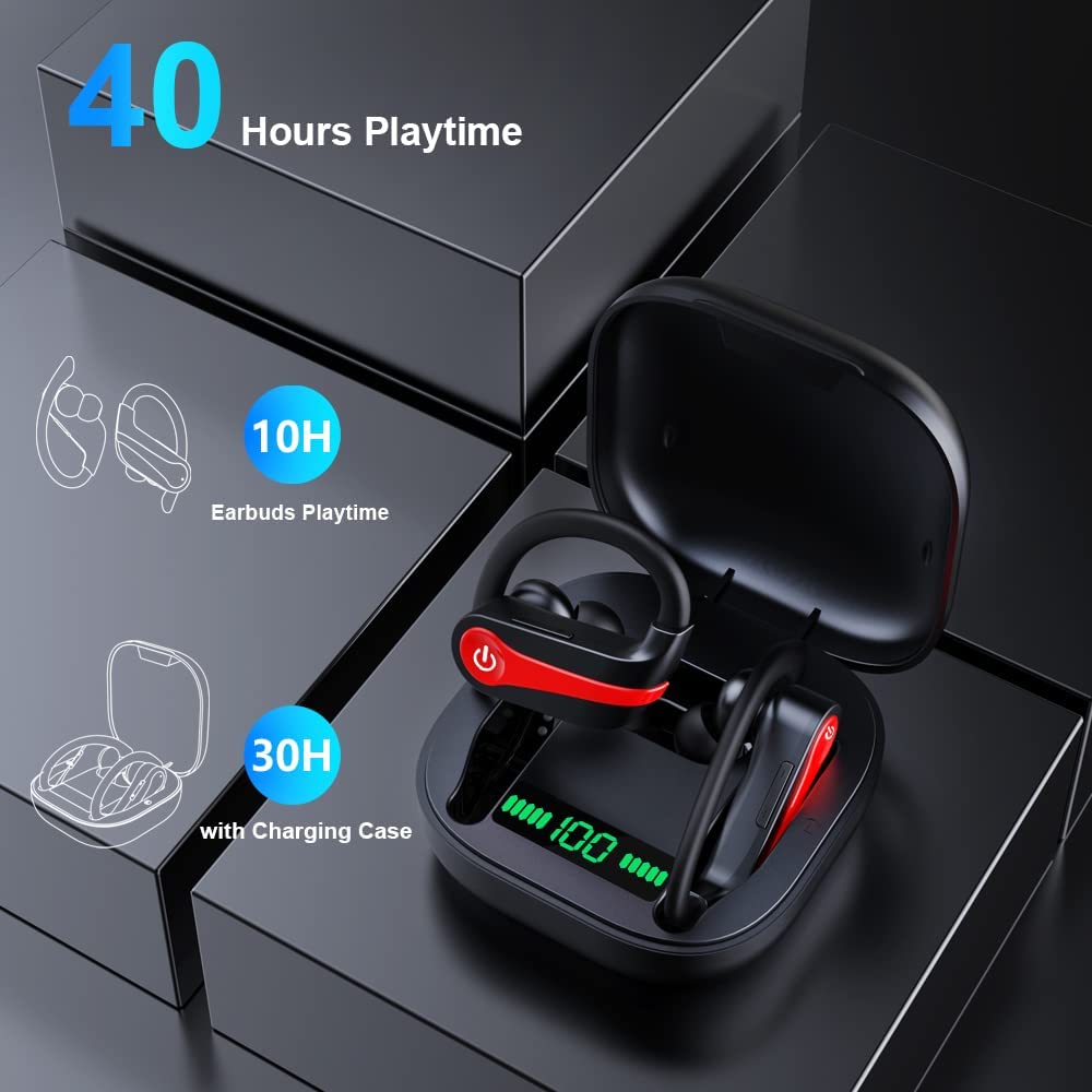Auricolari senza fili Cuffie Bluetooth Rumore Ridurre il suono naturale  Batteria durevole Auricolari a prova di sudore acquista in modo economico —  spedizione gratuita, recensioni reali con foto — Joom