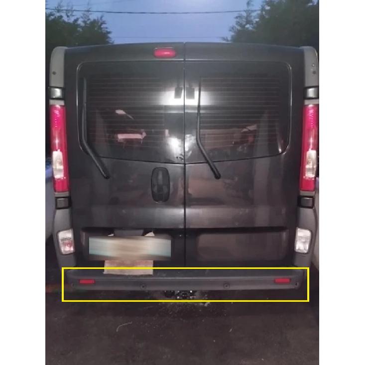 2PCS Rear Bumper Reflector Brake Tail Light Shell no bulb For Opel Vauxhall Vivaro Movano A For Nissan Primastar Accessories