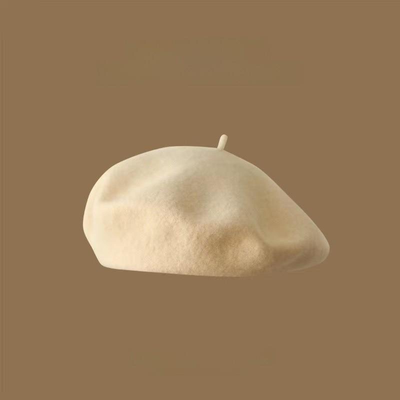 Wool Beret Hat For Women With Breathable Cotton Material And Vintage Style For Fall 2023