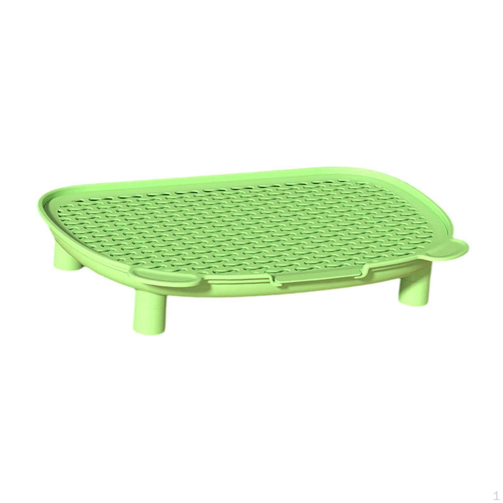 

Cat Litter Pad Double Layer Lightweight Ramp for Small & Elderly Cats зелений