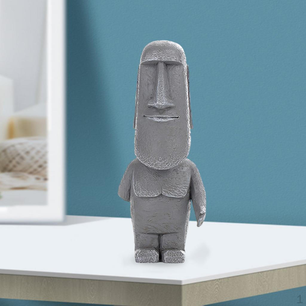 1 Antike Osterstatue, Massives Megalithisches, Monolithische Dekoration AHU, Römisch für Zimmer ,,