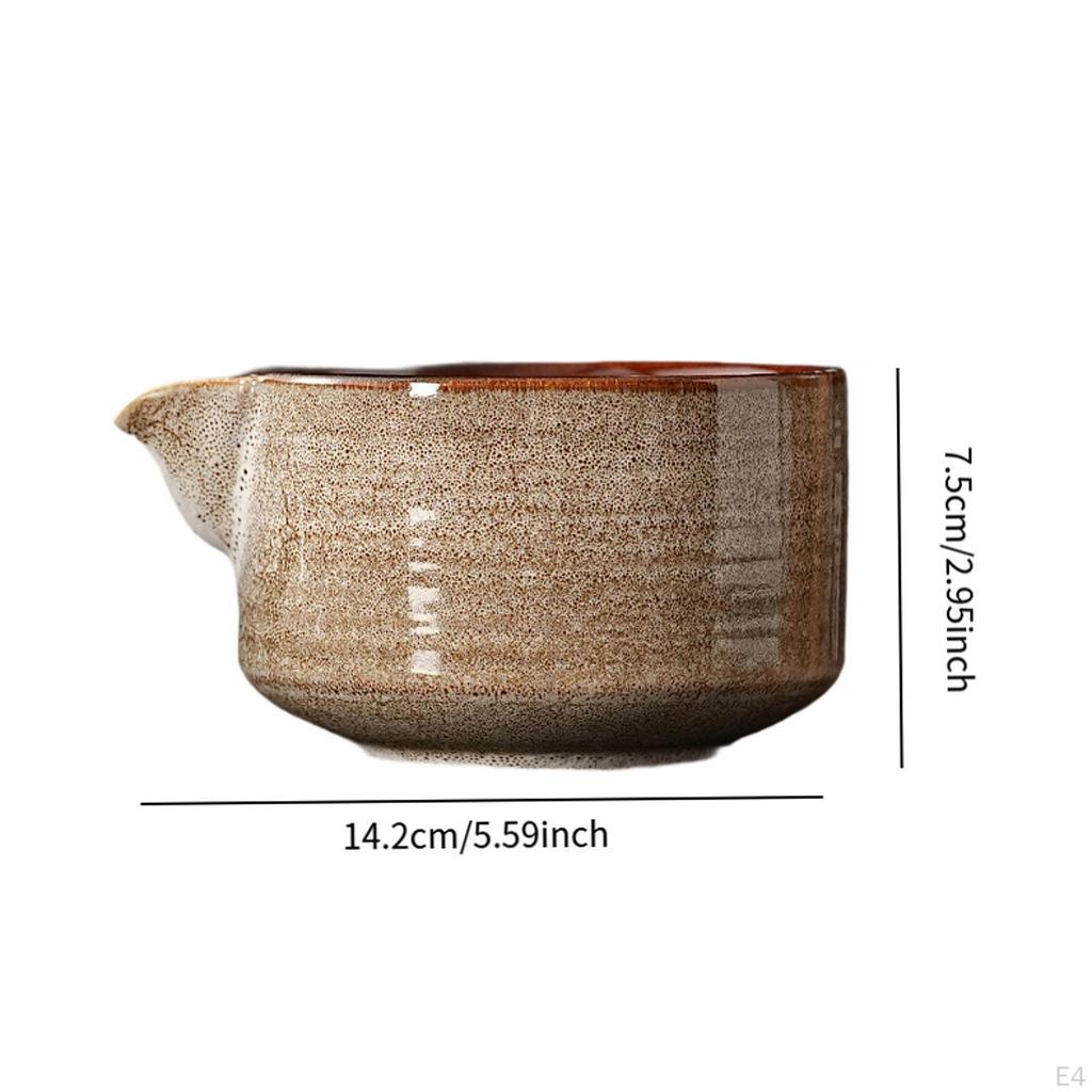 Ceramic Matcha Bowl Mixing for Whisking Handcrafted Chawan Accessories Family
