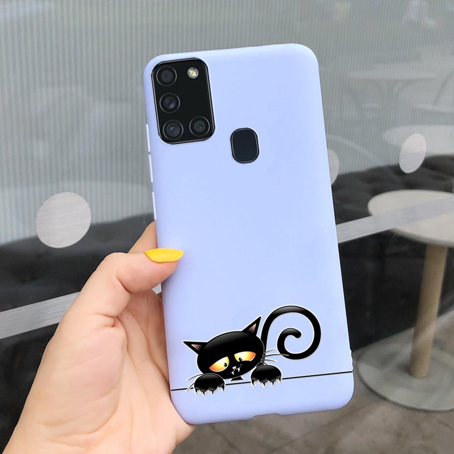 

For Samsung Galaxy A21s Case Cute Daidy Flowers Soft Silicone Phone Cases For Samsung A21s A 21 s SM-A217F Back Cover A217F Bags Samsung A21s