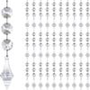 30Pcs Clear Acrylic Christmas Snowflake Ornaments Christmas Tree Charms  Christmas Tree Decor