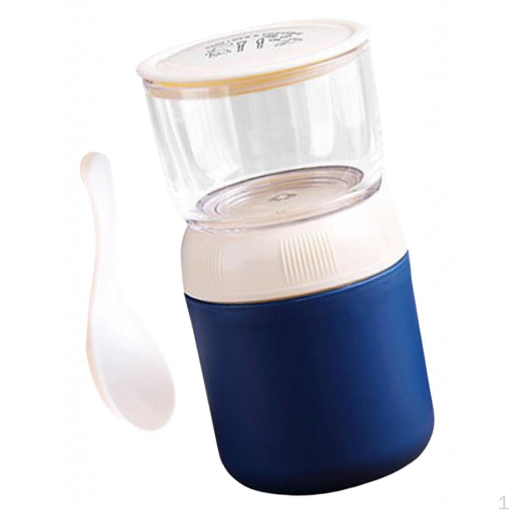 Lunch Pot Yogurt Container 2 Tier Containers Detachable Insulated Food Portable for 1590₽