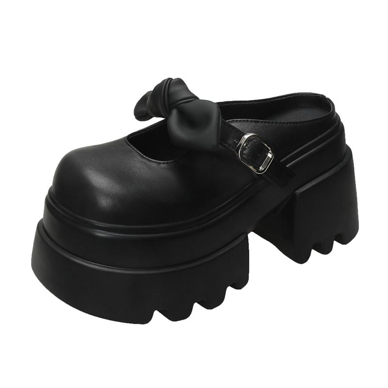 10CM Spring Summer Women's Sneakers High Platform Butterfly-Knot Casual Shoes Thick Sole Heels Walking Slippers Zapatos Mujer