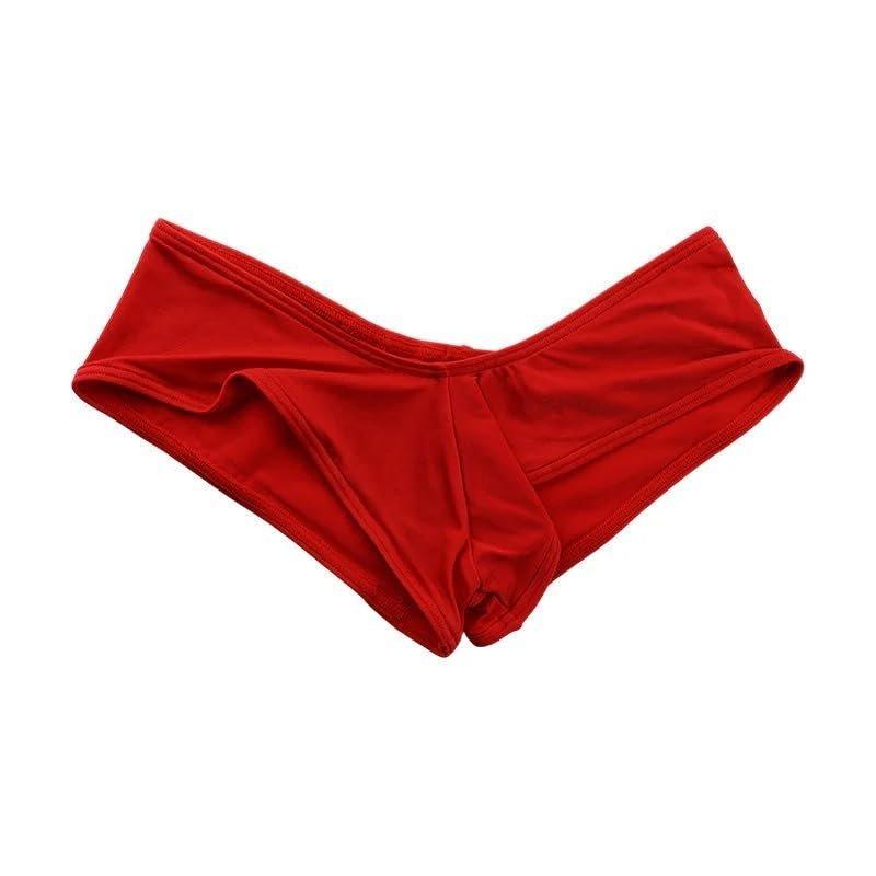 La-Pomme MFS Fabric Low-Rise Boxer Briefs Brazilian Bikini Style Hot Pants Made in Japan for Women Rose