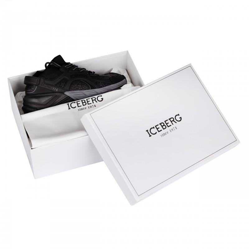 Iceberg men's sneakers sock nero - Size: 43